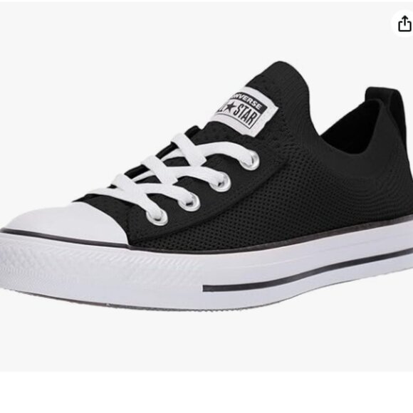 Converse All Star Black Shoes Knit Upper - Picture 12 of 12